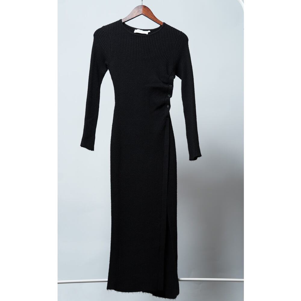 ASTR The Label Black Pin-up Sweater Dress Women's S